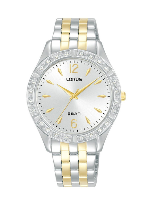 Lorus Watch with Yellow Metal Bracelet