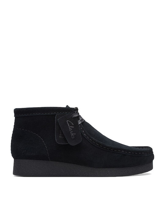 Wallabee Suede Γυναικεία Chelsea Μποτάκια Μαύρα