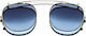 Moscot Clip On σε Χρυσό χρώμα