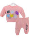 Kinder Sweatpants Set - Jogginganzug Rosa 2Stück