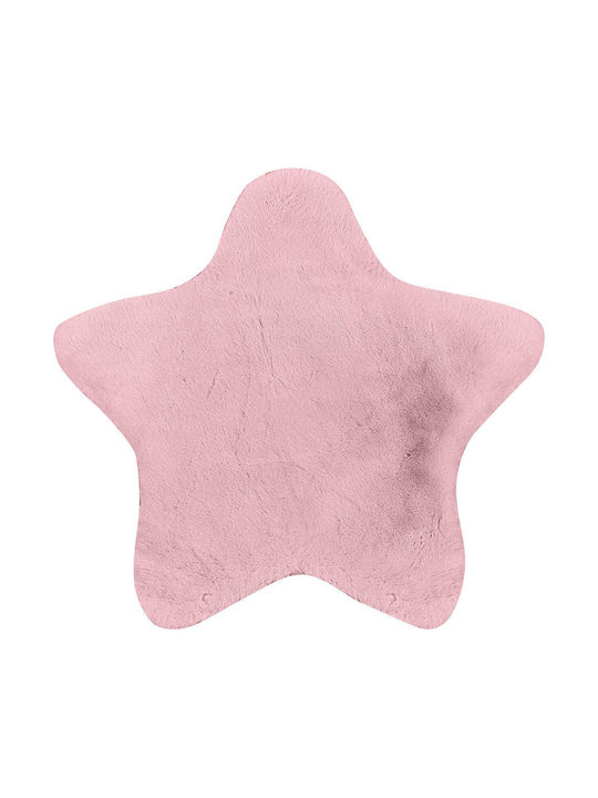 Madi Παιδικό Χαλί Αστέρια Ροζ 160x160cm