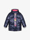 Kids' Casual Jacket Long with Hood Blue
