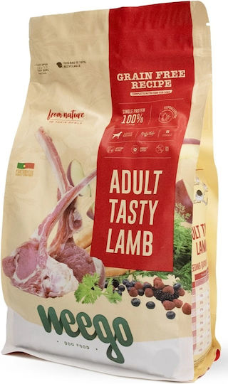 Weego Adult Tasty Grain Free Lamp 2kg Dry Food Grain-Free for Adult Dogs with Lamb