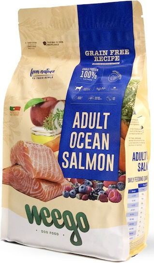 Weego Adult Grain Free Ocean Salmon 2kg Ξηρά Τροφή χωρίς Σιτηρά για Ενήλικους Σκύλους με Σολομό