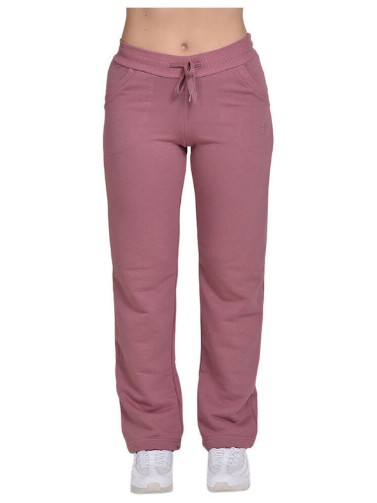 Target Παντελόνι Γυναικείας Φόρμας Ροζ