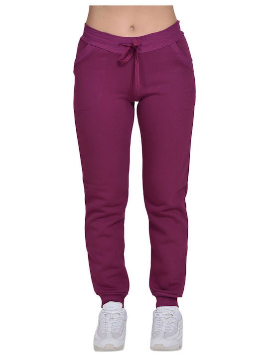 Target Pantaloni de trening pentru femei Violet Fleece