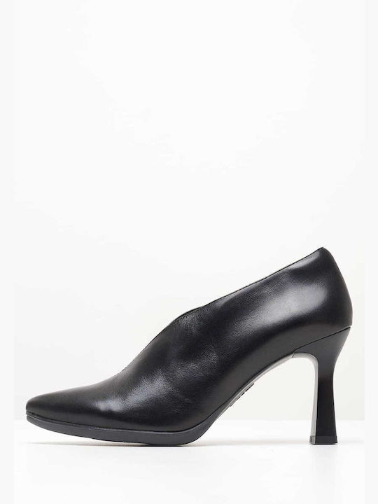 Desiree Shoes Leather Black Heels