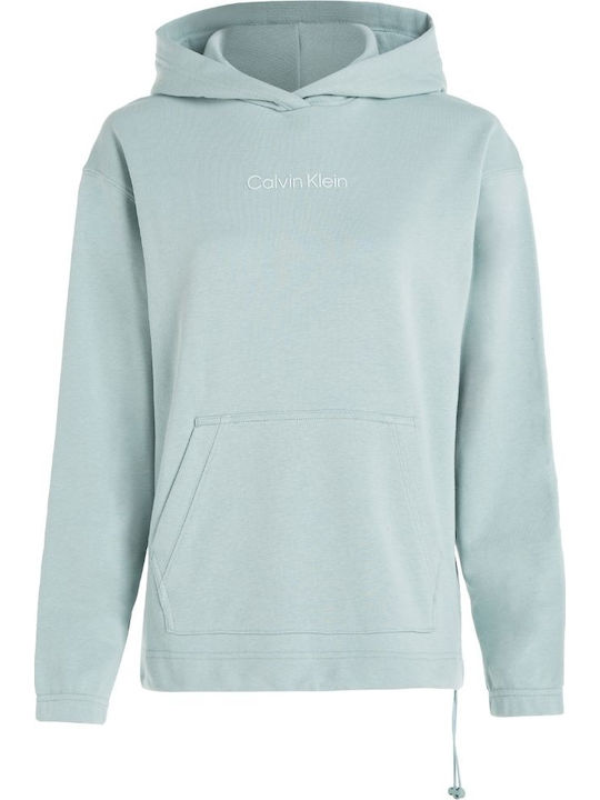 Calvin Klein Damen Sweatshirt Kapuzen Grün