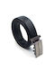 Factory Men's Leather Belt Black