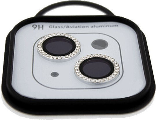 3d Camera Protection Metal Frame Silver for the iPhone 13 Mini