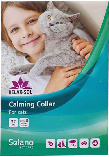 Ecolife Relax-Sol Calming Κολάρο Γάτας Λευκό