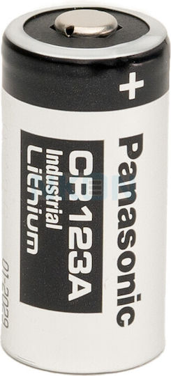 Panasonic Индустриална Литиева Батерия CR123A 3V Еднократна Long Life 1бр