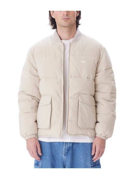 Obey Geci Barbati Puffer Gri