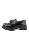 Nineta643 Damen Mokassins in Schwarz Farbe