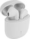 Setty STWS-1 In-Ear Bluetooth-Freisprecheinrichtung Kopfhörer mit Ladeetui Weiß