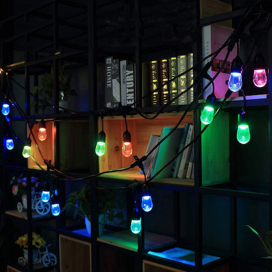 Rixme Hanging Solar Light Garland IP65
