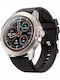 Kumi GW2 46mm Smartwatch με Παλμογράφο (Ασημί)