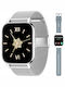 Popglory P66 Stainless Steel Smartwatch με Παλμ...