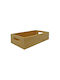 Ankor Decorative Basket Bamboo with Handles Brown 29x15x7.5cm