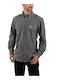 Long-sleeved Cotton Shirt Black