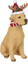 Koopman Christmas Figure Doggy Beige