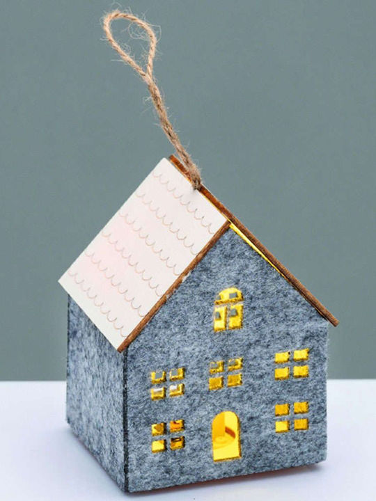 Aca Beleuchtet Weihnachtliche Stoff Figur Höhe 9.6cm