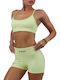 Dri-Fit Sutien Sport Atletic Galben Cu Captuseala