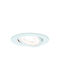 Paulmann Round Metallic Recessed Spot with Integrated LED and Warm White Light White 6x6cm. 1pcs