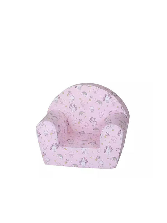 Armchair with Armrests Pink