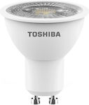 Toshiba Λάμπα LED για Ντουί GU10 Θερμό Λευκό 450lm