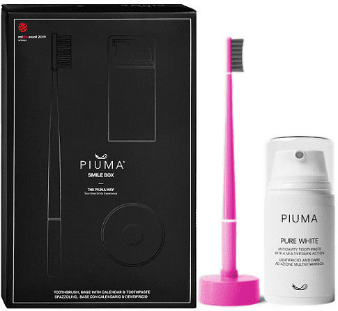 Piuma Smile Box Very Magenta Toothpaste for Whitening 75ml