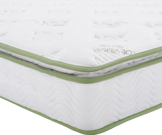 Freebox Ημίδιπλο Ορθοπεδικό Στρώμα 120x200x22cm με Ελατήρια , Aloe Vera & Ανώστρωμα