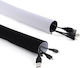 Maclean Energy Kabel-Flex-Wrap Schwarz (MCTV-672) 1Stück