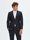 Selected Men's Winter Suit Jacket Slim Fit Blue