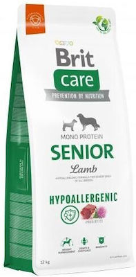 Brit Hypoallergenic Senior 12kg Dry Food Gluten Free for Senior Dogs with Rice and Lamb