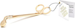 Wick scissors 18cm in gold color ''Paddywax'' -