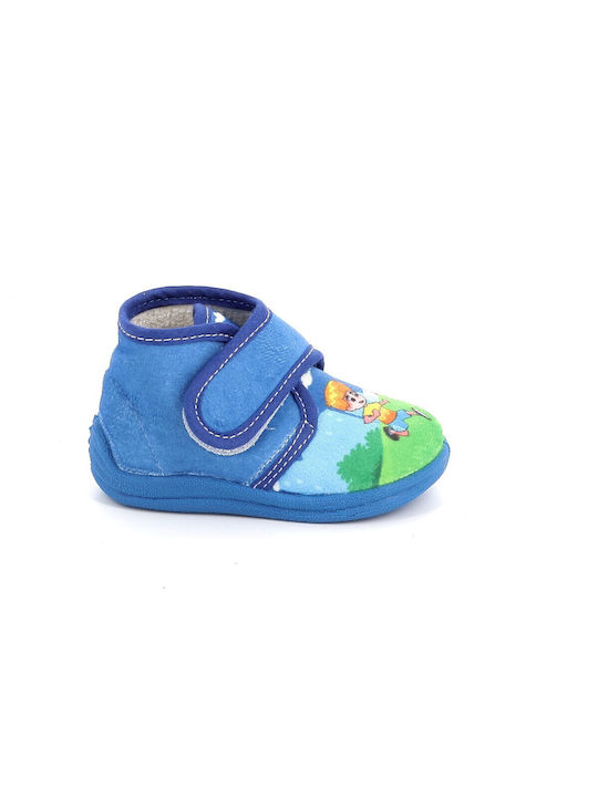 Michelle Boys Anatomic Slippers Blue