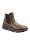 Leder Chelsea-Stiefel Braune