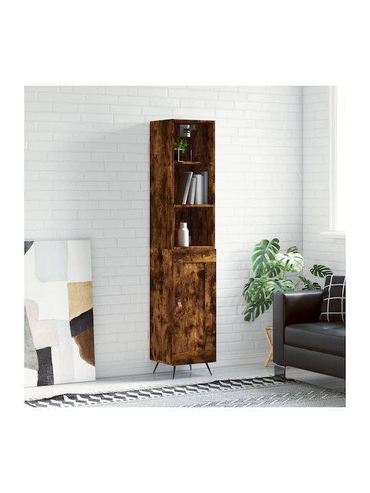 Schrank Boden Smoky Oak 34.5x34x180cm