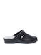 Parex Damen Leder Clogs Schwarz