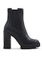 Damen Chelsea Stiefeletten Schwarz