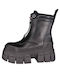 Buffalo Women's Ankle Boots with High Heel Black