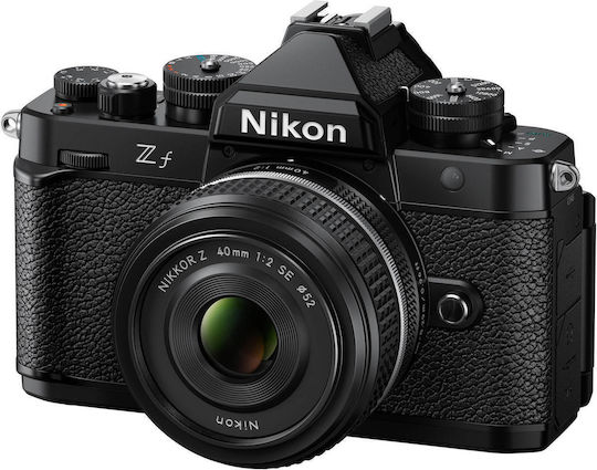 Nikon Z f Безогледален Фотоапарат Комплект (Z 40mm F2 SE) Черна