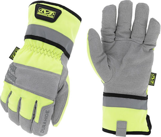 Mechanix Wear Impermeabil Mănuși de Lucru pentru iarnă Șofer Negre Piele/Poliester 1buc