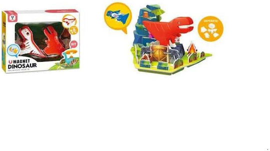 Jucărie Magnetică De Construcție Dinosaur Pentru Copii 3+ Ani