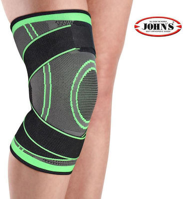 Johns Elastic Knee Brace Green 22328