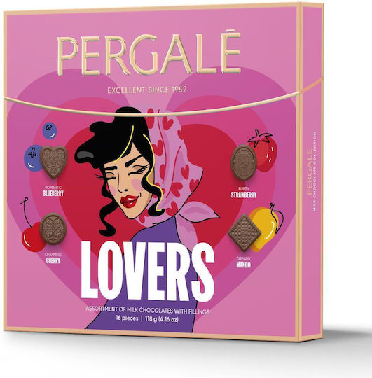 Pergale Chocolate Treats Milk Strawberry 118gr