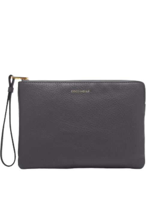 Coccinelle Set Leather Women's Envelope Gray