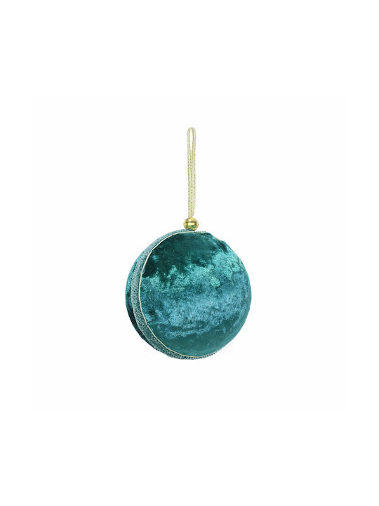 Midnight Blue 2 Hängendes Kugel Ornament Ornament Stoff Blau 10cm