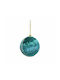 Midnight Blue 2 Hängendes Kugel Ornament Ornament Stoff Blau 10cm